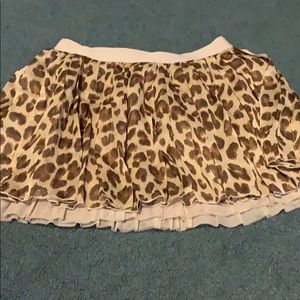 Cheetah skirt girls